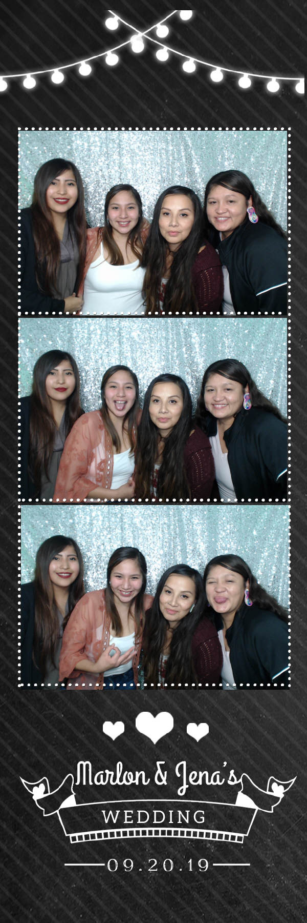 Jena and Marlon's Wedding | View more photos from the event at gallery.photoboothbillings.com/u/PhotoBoothBillings/Jena-and-Marlons-Wedding